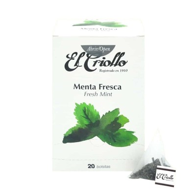 Criollo Infusión Menta Fresca 20U Criollo Infusión Menta Fresca 20U