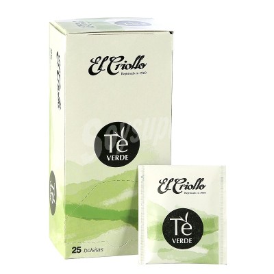 Criollo Infusión Té Verde 25U Criollo Infusión Té Verde 25U