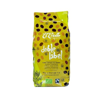 Criollo Café Doble Label Ecológico en Grano 1KG Criollo Café Doble Label Ecológico en Grano 1KG