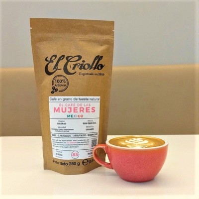 Criollo Café de las Mujeres en Grano 250G Criollo Café de las Mujeres en Grano 250G