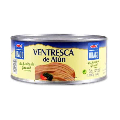 Ubago Ventresca de Atún en Aceite 1KG Ubago Ventresca de Atún en Aceite 1KG