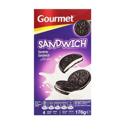 Gourmet Galleta Cacao Sabor Vainilla 176G Gourmet Galleta Cacao Sabor Vainilla 176G