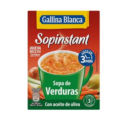 Gallina Blanca Sopinstant Verduras 60G Gallina Blanca Sopinstant Verduras 60G