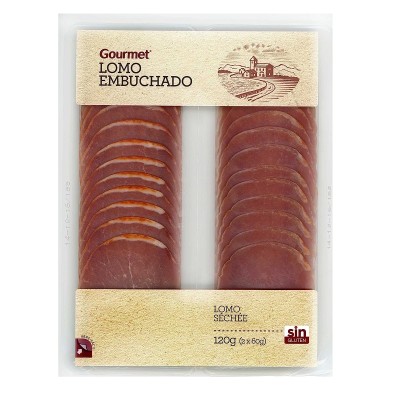 Gourmet Lomo Embuchado Loncheado 2x60G Gourmet Lomo Embuchado Loncheado 2x60G