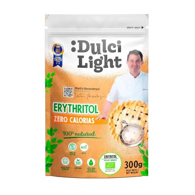 Erythritol Edulcorante Dulci Light 300G Erythritol Edulcorante Dulci Light 300G