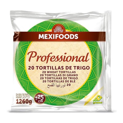 Mexifoods Tortilla de Trigo 20U 25CM Mexifoods Tortilla de Trigo 20U 25CM