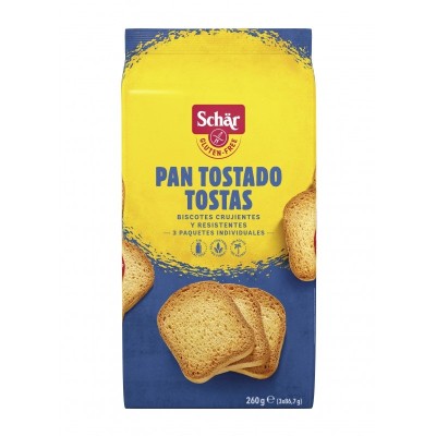 Schar Pan Tostado Tostas 260G Schar Pan Tostado Tostas 260G