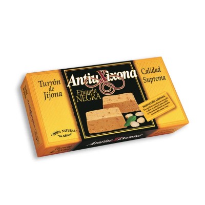 Antiu Xixona Turrón de Alicante Etiqueta Negra 200G