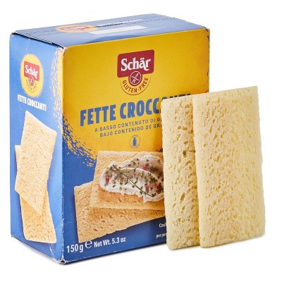 Schar Fette Croccanti Pan Crujiente Sin Gluten 150G Schar Fette Croccanti Pan Crujiente Sin Gluten 150G