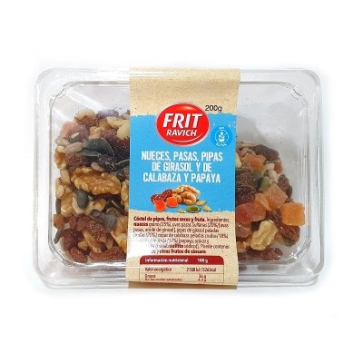 Frit Ravich Toppy Nueces y Papaya 200G Frit Ravich Toppy Nueces y Papaya 200G
