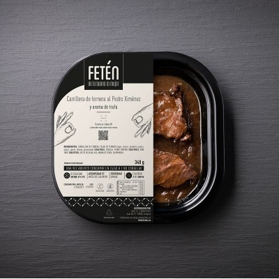 Carrillera de Ternera al PX y Aroma de Trufa 340G Carrillera de Ternera al PX y Aroma de Trufa 340G