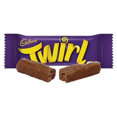 Cadbury Twirl Barrita Chocolate Con Leche 2U 43G