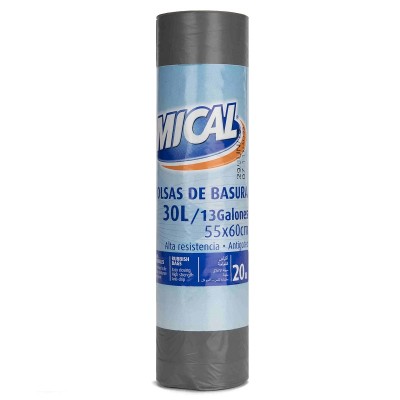Mical Bolsa Basura 30L 20U Mical Bolsa Basura 30L 20U