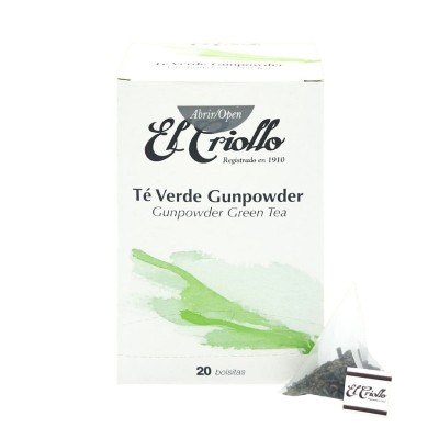 Criollo Infusión Té Verde Gunpowder 20U