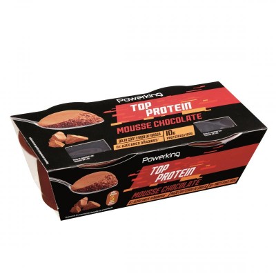 Powerking Mousse Protéica Chocolate 2x100G Powerking Mousse Protéica Chocolate 2x100G