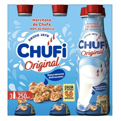 Chufi Horchata Botella 250ML 3U Chufi Horchata Botella 250ML 3U