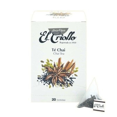 Criollo Infusión Té Chai 20U Criollo Infusión Té Chai 20U