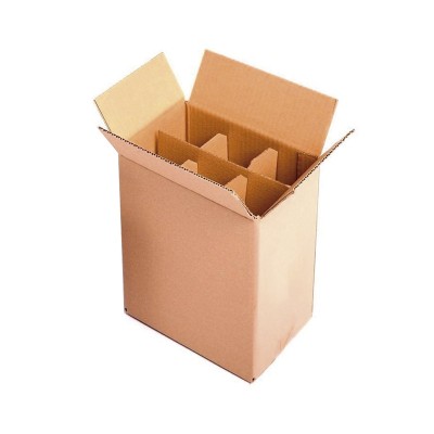 Caja de Cartón 6BT + Rejilla Caja de Cartón 6BT + Rejilla