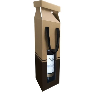Retif Estuche 1 Botella Pop Up 9,5x9,1x38x5CM Retif Estuche 1 Botella Pop Up 9,5x9,1x38x5CM