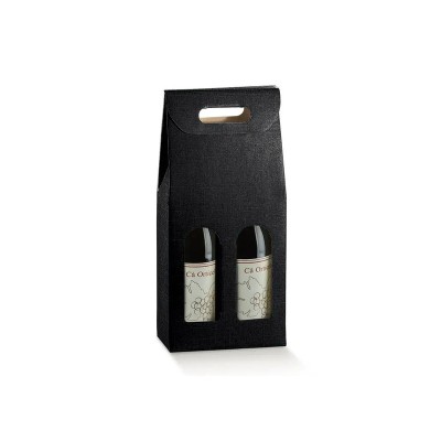 Retif Caja 2BT Con Ventana Negra 18x9x38,5 Retif Caja 2BT Con Ventana Negra 18x9x38,5