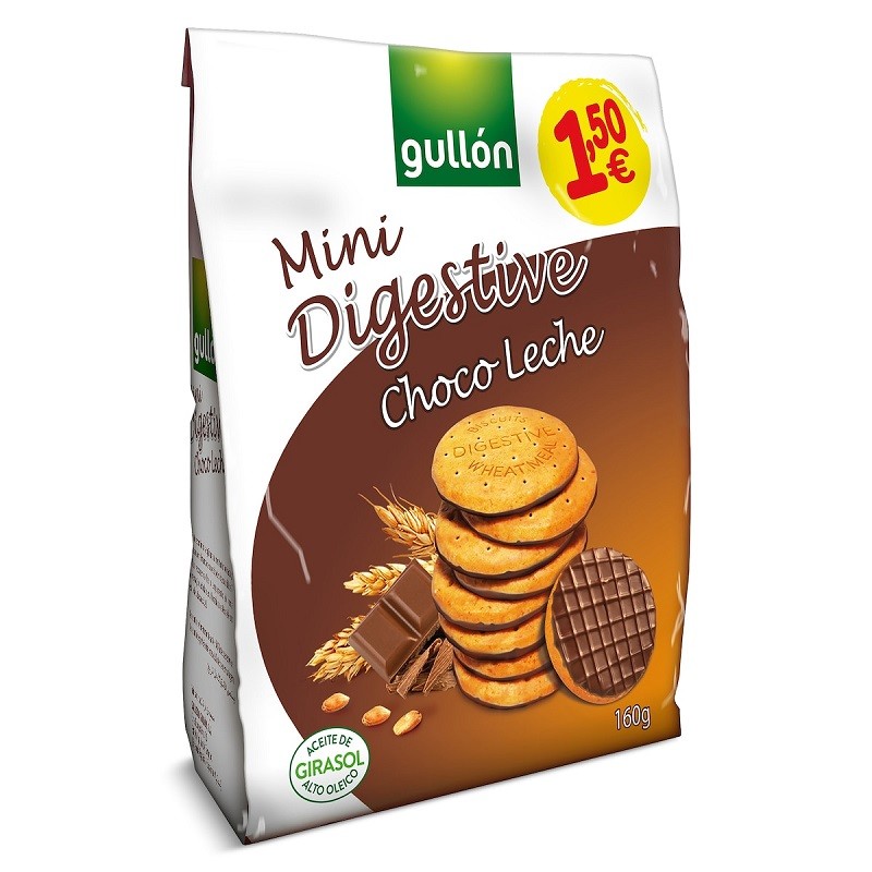 Gullón Mini Digestive Chocolate 160G Gullón Mini Digestive Chocolate 160G