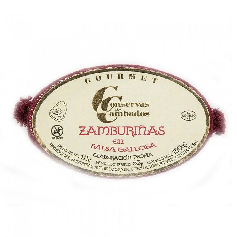 Cambados Zamburiñas en Salsa Gallega 111G Cambados Zamburiñas en Salsa Gallega 111G