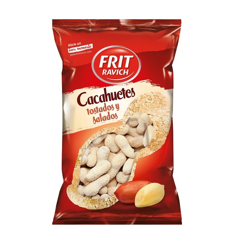 Frit Ravich Cacahuete Con Cáscara y Sal 180G Frit Ravich Cacahuete Con Cáscara y Sal 180G