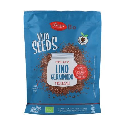El Granero Vitaseeds Semillas de Lino Germinado 200G