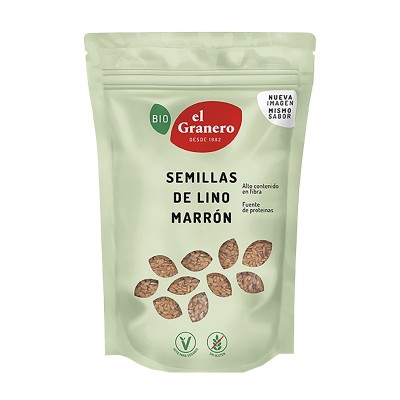 El Granero Semillas Lino Marrón 400G