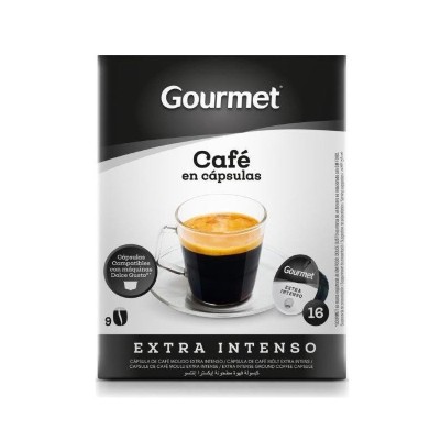 Gourmet Café Cápsulas Extra Intenso 16U