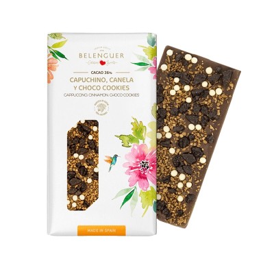 Belenguer Chocolate Leche Capuchino, Canela y Choco Cookies