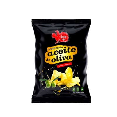 El Gallo Rojo Patatas Aceite de Oliva 40G
