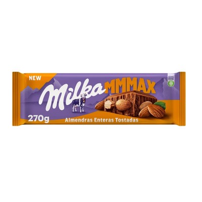 Milka MMMax Con Almendras Enteras Tostadas 270G