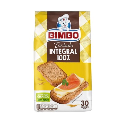 Bimbo Pan Tostado Integral 30U