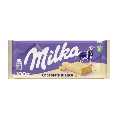 Milka Tableta Chocolate Blanco 100G