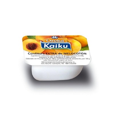 Kaiku Confitura Melocotón Porción 25G