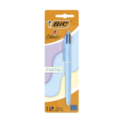 BIC Bolígrafo 4 Colores Pastel