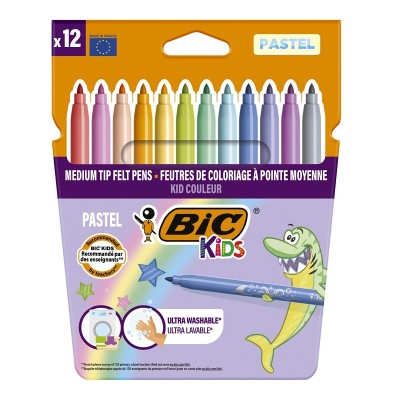 BIC Rotuladores Pastel 12U