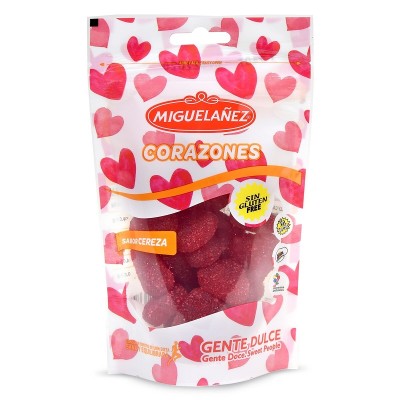 Miguelañez Corazones Sabor Cereza 125G