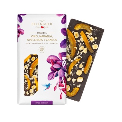 Belenguer Chocolate Negro Vino, Naranja, Avellana y Canela