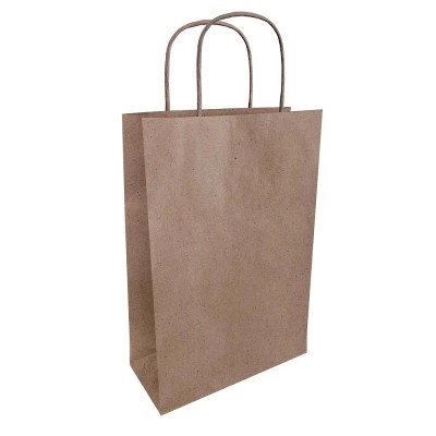 Retif Bolsa Papel Asa Rizada Marrón