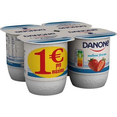 Danone Yogur Fresa 4U