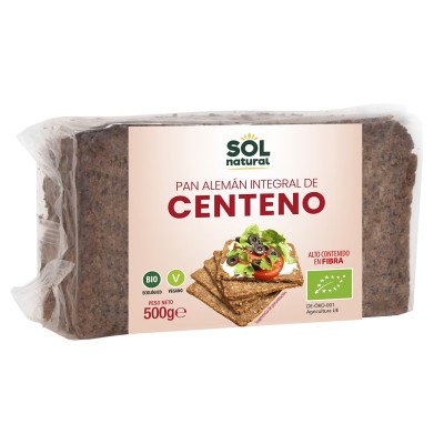 Sol Natural Pan Alemán Centeno 500G Bio