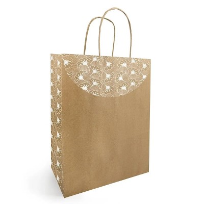 Retif Bolsa Papel Asa Rizada Navidad 18x8x22CM