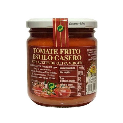 El Barón Tomate Frito Casero con Aceite de Oliva 345G