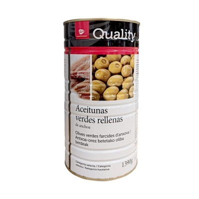 Quality Aceituna Rellena Sin Hueso 600G