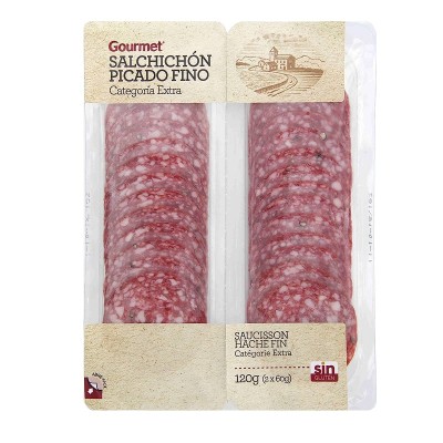 Gourmet Salchichón Loncheado 2x60G