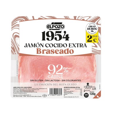 Pozo Jamón Cocido Braseado Duroc 1954 120G