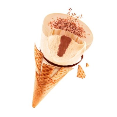 Kinder Bueno Helado Cono Blanco