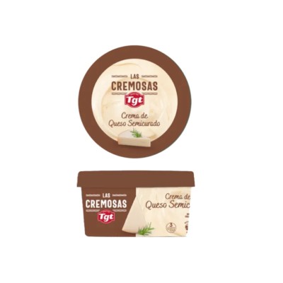 TGT Queso Crema Semicurado 125G